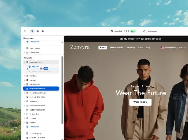Shoptimity Theme Block Preview
