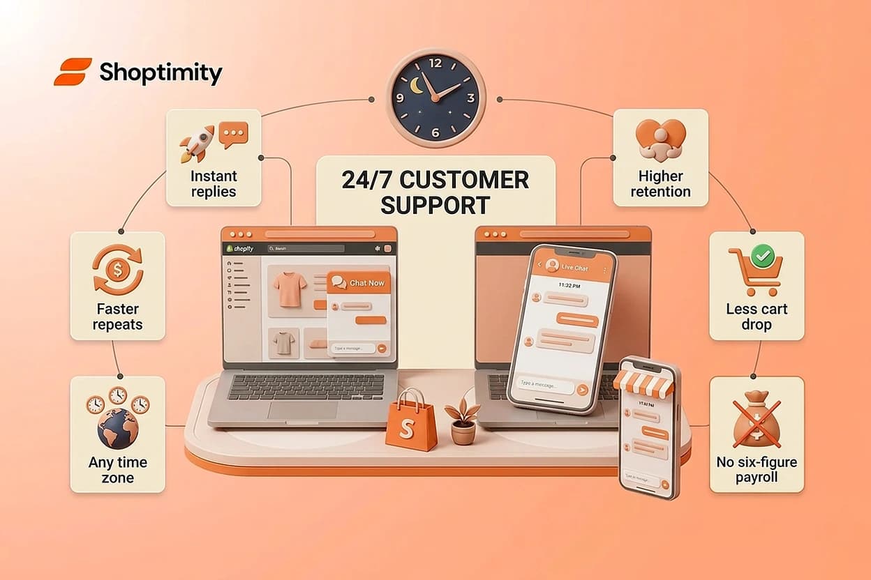 Why 24/7 Customer Support Matters for Your Shopify Store's Growth in 2026