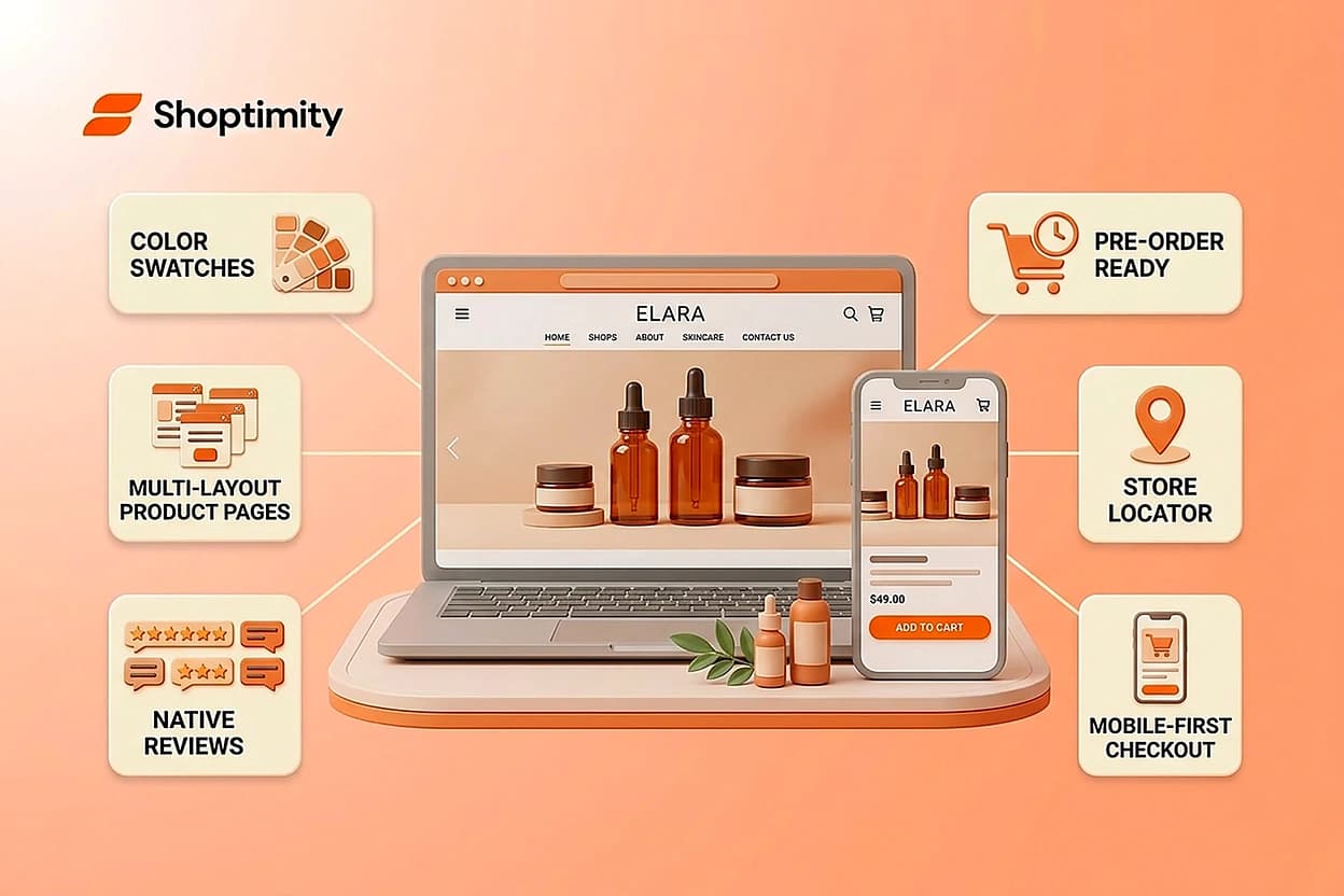Elara Skincare Brand: Build a High-Converting Shopify Store in 2026