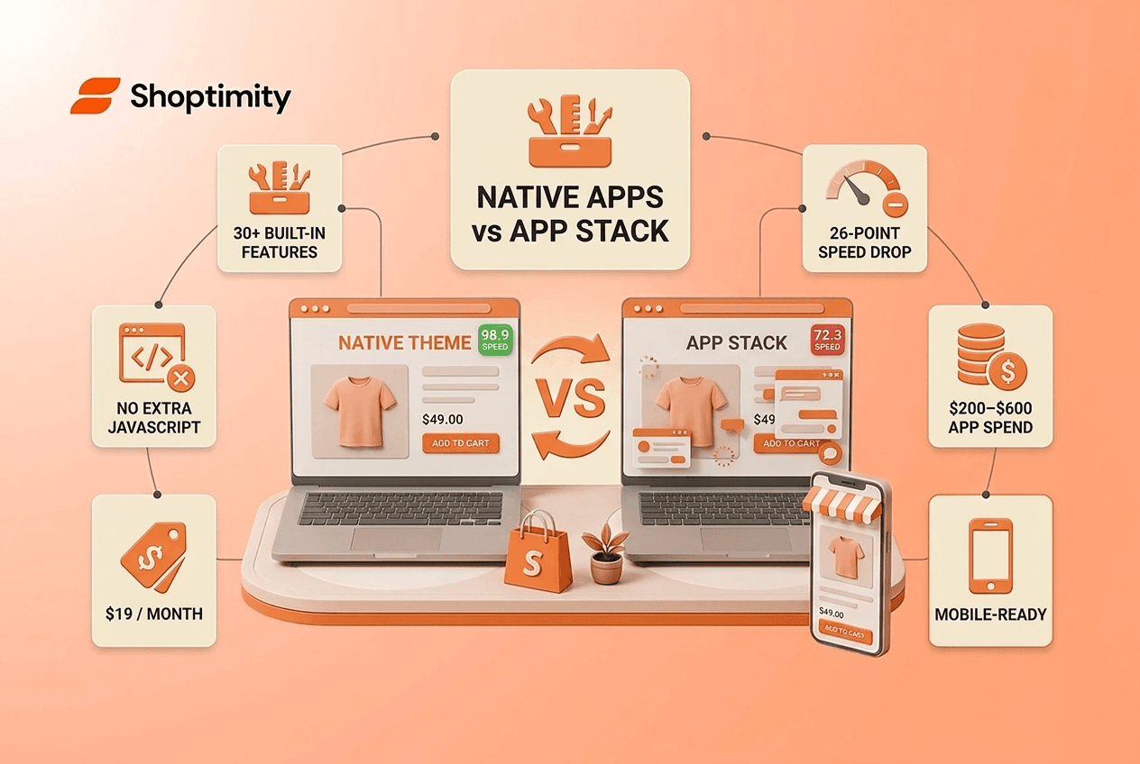 Why 30+ Native Apps Beat Building a Shopify Store Without Them in 2026