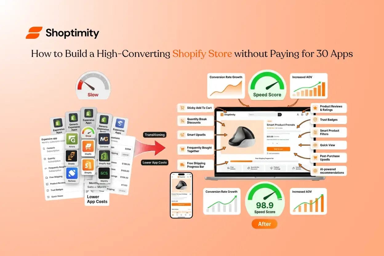 How to Build a High-Converting Shopify Store Without Paying for 30 Apps