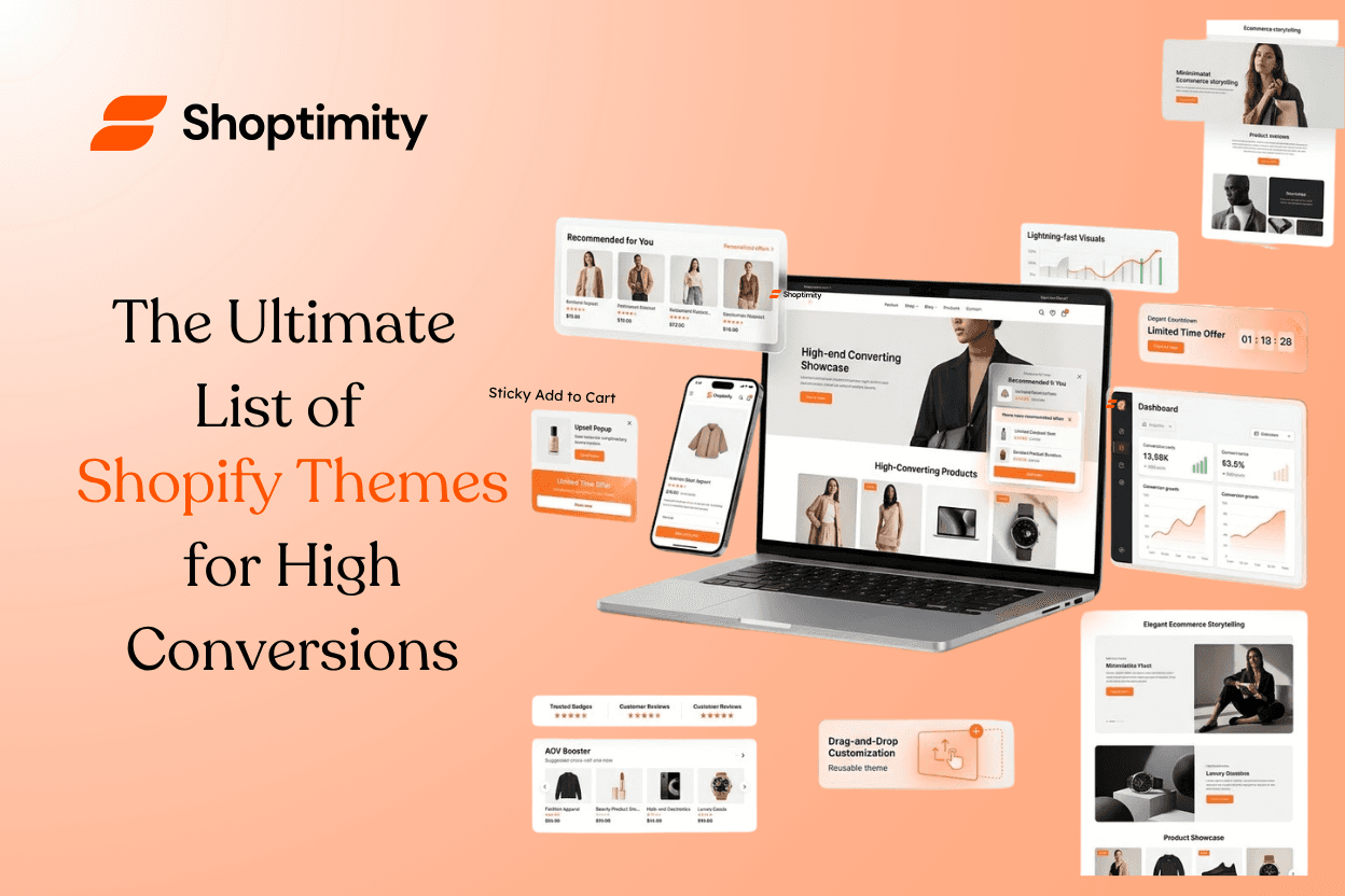 The Ultimate List of Shopify Themes for High Conversions