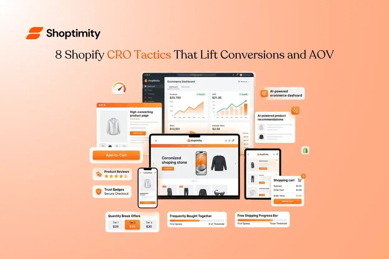 8 Shopify CRO Tactics That Lift Conversions and AOV (Most of Them Are Free to Test)